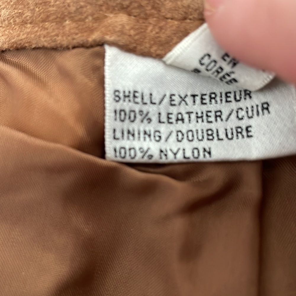 BB Dakota genuine leather skirt, brown size 9/10 - Picture 8 of 10